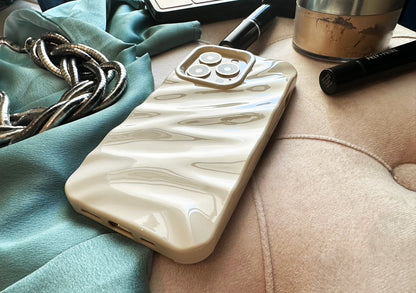 Ivory Draped Silicon Case