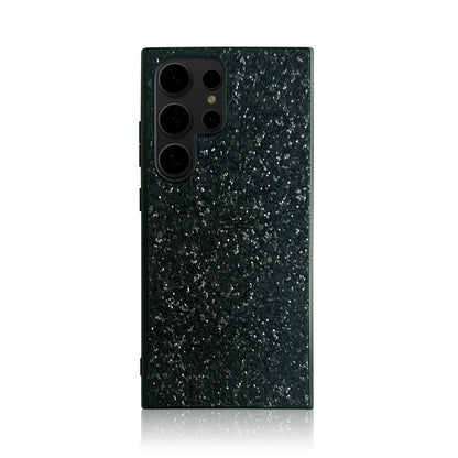 Black Sequins Silicon Samsung Case