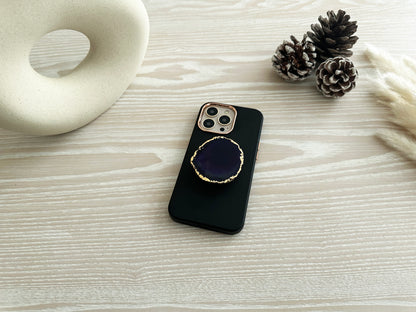 Amethyst Agate Popsocket 1