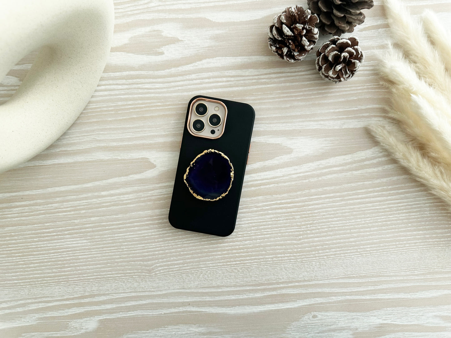 Amethyst Agate Popsocket 1