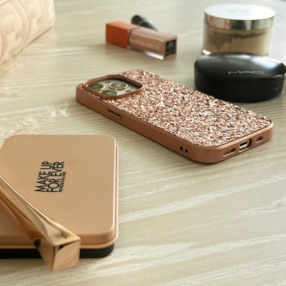 Rose Gold Sequins Silicon Case