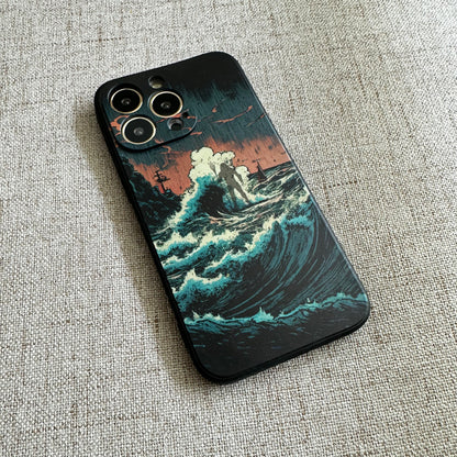 Ocean Waves Silicon iPhone Case