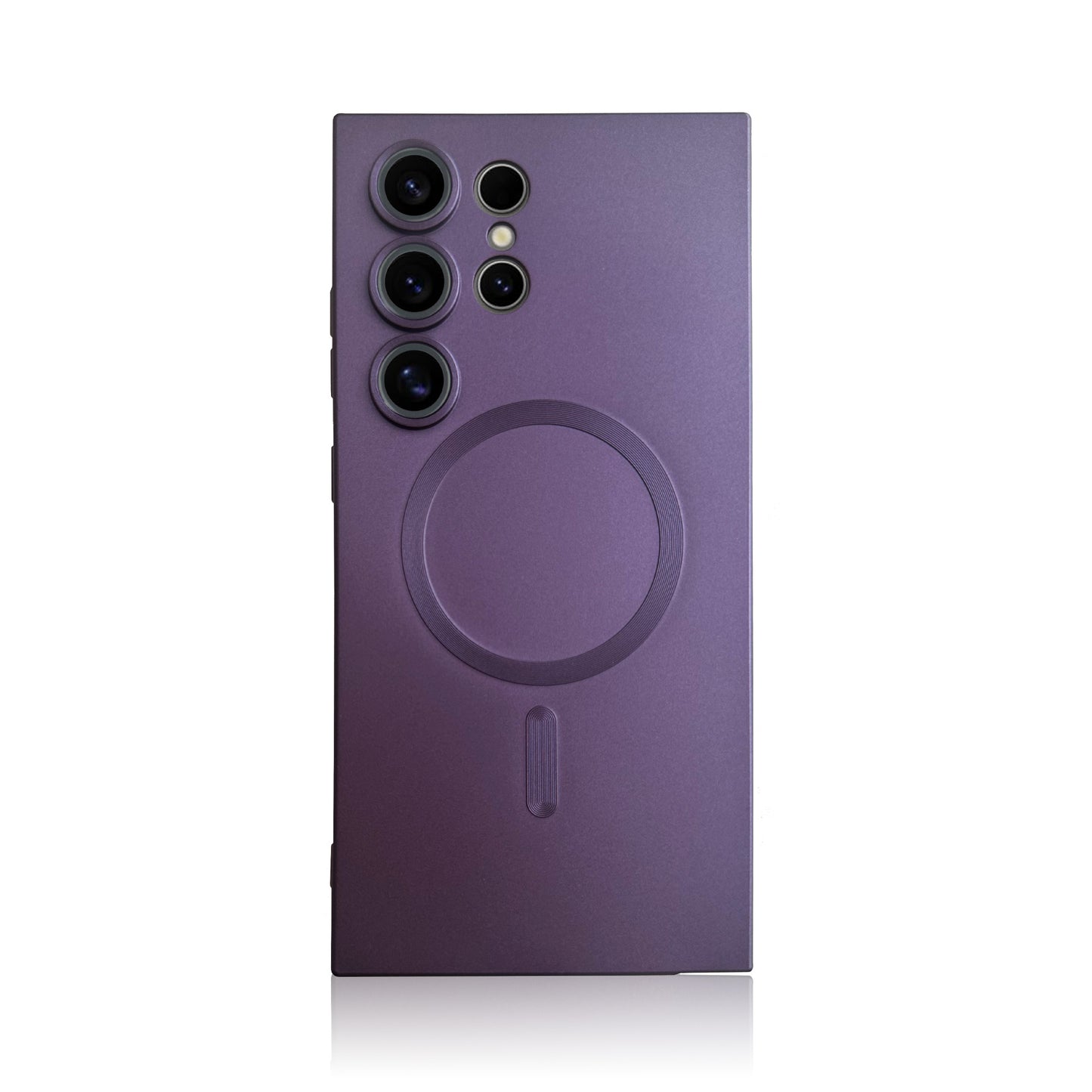 Purple Magnetic Silicon Samsung Case