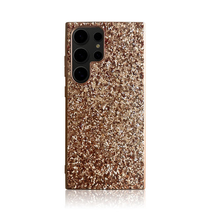 Rose Gold Sequins Silicon Samsung Case